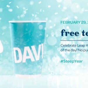 DAVIDsTEA免费茶饮