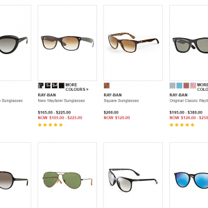 Ray-Ban、Prada、Burberry奢侈品眼镜五折起