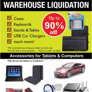 电脑，平板电脑、配件仓库特卖 最高90%OFF