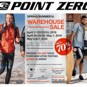 Point Zero仓库特卖 70%OFF
