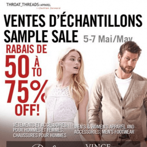 Throat Threads Apparel样品特卖 75%OFF