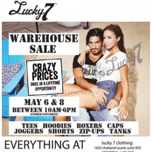 Lucky 7服装品牌仓库特卖 $10起