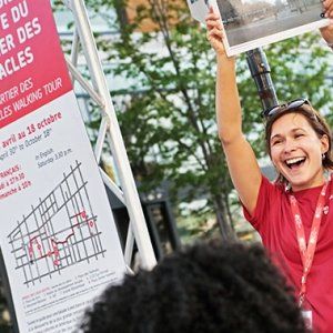 Quartier des spectacles免费1公里步行游览