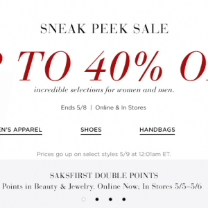 Saks Fifth Avenue特卖
