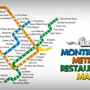 坐着地铁吃遍蒙城美食！蒙特利尔地铁站美食地图出炉！！！ ...