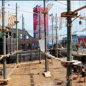 夏日活动：蒙特利尔老港海盗船攀爬索道