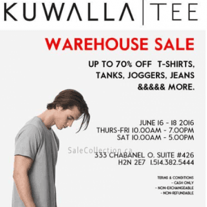 KUWALLA TEE仓库特卖 70%OFF