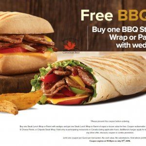 Tim Hortons 牛排三明治买1送1