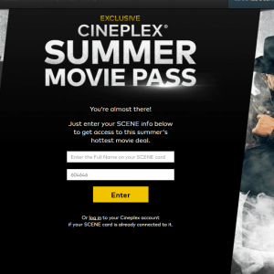 Cineplex套票优惠！最多可省$64元！