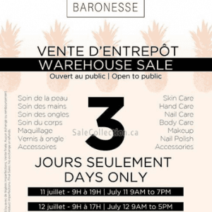 Baronesse Cosmetics化妆品仓库特卖