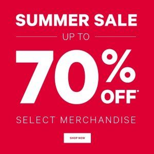 Joe Fresh夏季特卖 70%OFF