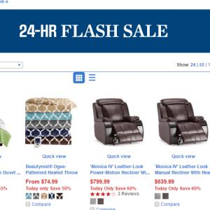 Sears 24小时限时抢购