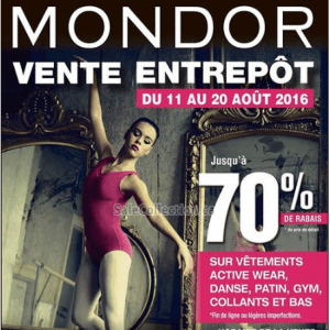 Mondor仓库特卖 舞蹈体操等衣服 70%OFF