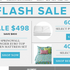 The Bay 一天限时特卖