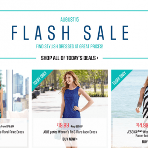 Sears女士服装和鞋 5折