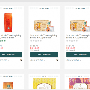 星巴克官网20%OFF