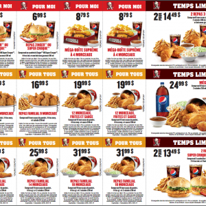 KFC最新Coupon