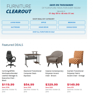 Best Buy家具清仓大特卖