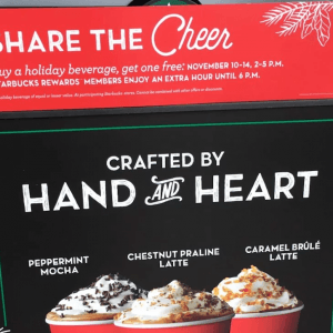 星巴克买一送一