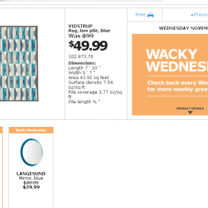 Ikea疯狂周三特价