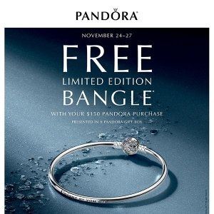 Pandora购$150送限量版手镯