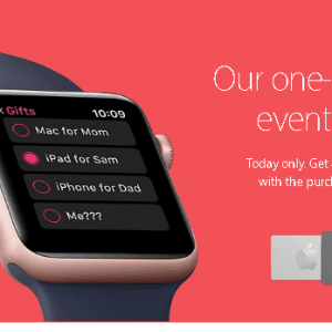 苹果商店黑五特价！最高送$200礼物卡