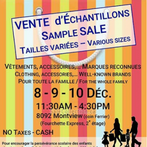 Actions Enfance样品特卖