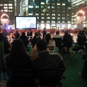 蒙特利尔老港圣诞假日免费户外电影