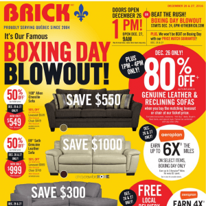 Brick Boxing Day特价