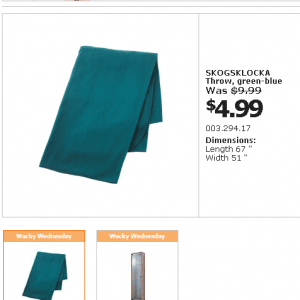 Ikea疯狂星期三特卖