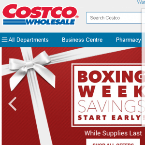 Costco Boxing Week 特价