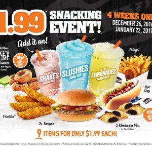 Harvey's 9种东西只要$1.99