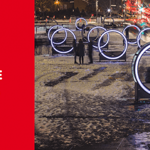 蒙城Place Des Festivals冬季光影狂欢节