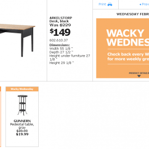 Ikea周三疯狂特价