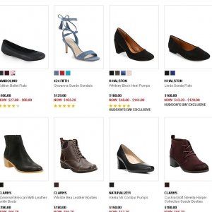 THE BAY清仓女鞋75%OFF