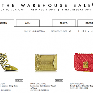 VALENTINO, KENZO, MCM, MOSCHINO各大牌衣鞋三折起，手慢无！