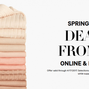 H&M春季折扣 衣服7元起