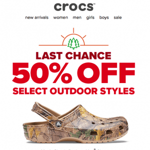 Crocs洞洞鞋五折