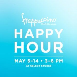 Starbucks星冰乐冰沙饮料五折