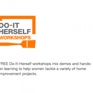 Home Depot五月免费工作作坊