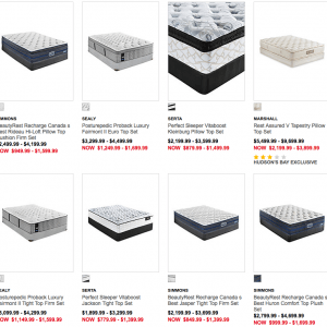 The Bay床垫四折起