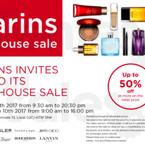 Clarins仓库特卖会