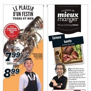 IGA本周特价 龙虾7.99元1磅