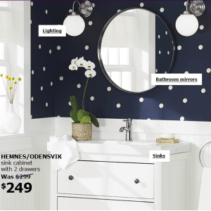 宜家IKEA浴室家具和用品正在打折