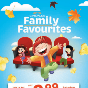 Cineplex家庭影院开播 电影票只要2.99元（含税）