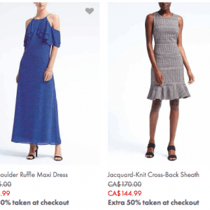 Banana Republic夏季特卖 折上再打五折