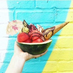 西瓜冰淇淋你吃过吗？