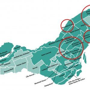 蒙特利尔犯罪率最高的区在哪里？