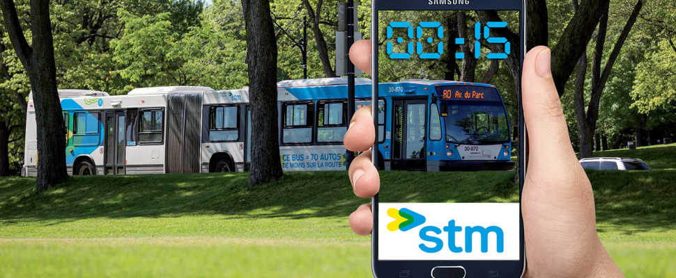 蒙特利尔STM即将推出实时巴士查询app