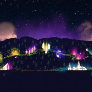 Mont-Tremblant神秘的激光魔法森林